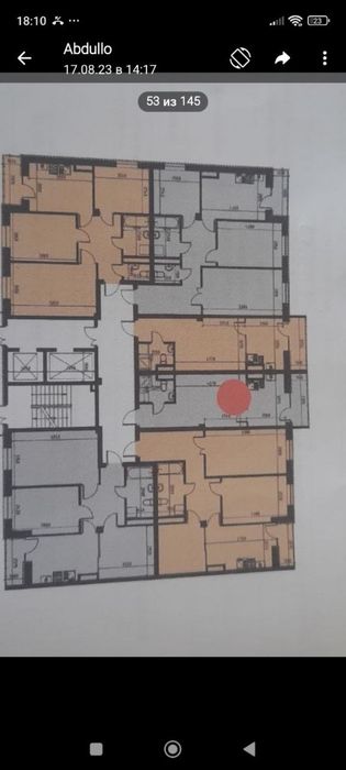 Срочно продается коробка в ЖК комфорт класса рядом Янгиобад - 2,3 этаж