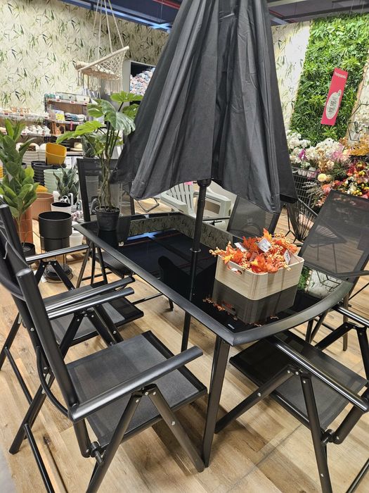 Маса със чадър комплект