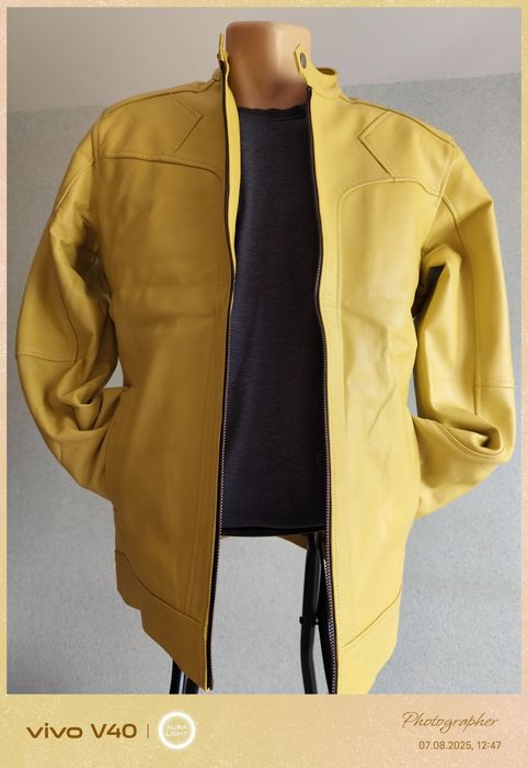 Мужская кожаная куртка