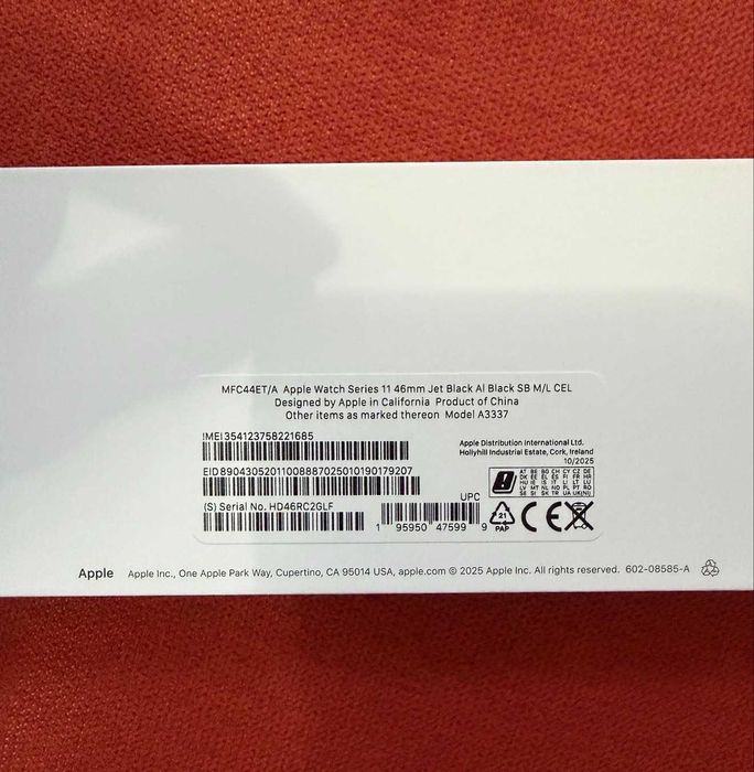Apple Watch 11 ; 46mm ; Gps + Cellular