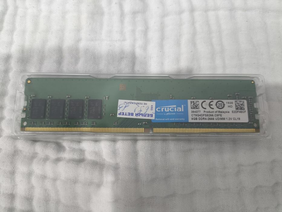 ОЗУ 8Гб 2666 Apacer, Crucial