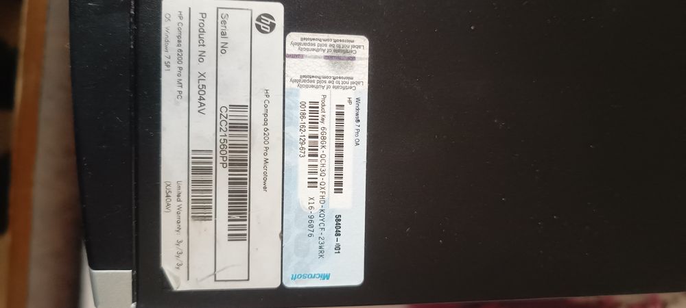 Продавам надежден настолен компютър HP 6200 Pro