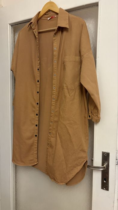 Дълга дамска риза с птица р-р М