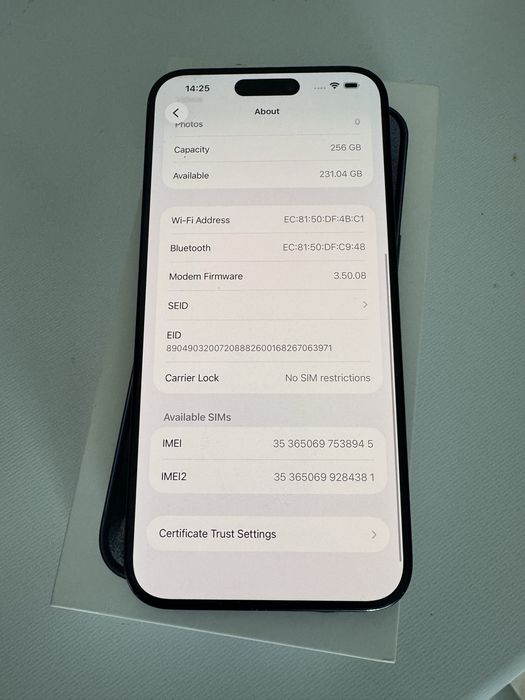 Iphone 15 pro max impecabil