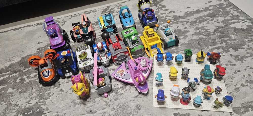 Colectie Paw Patrol  - Masini si figurine - aproape toate personajele