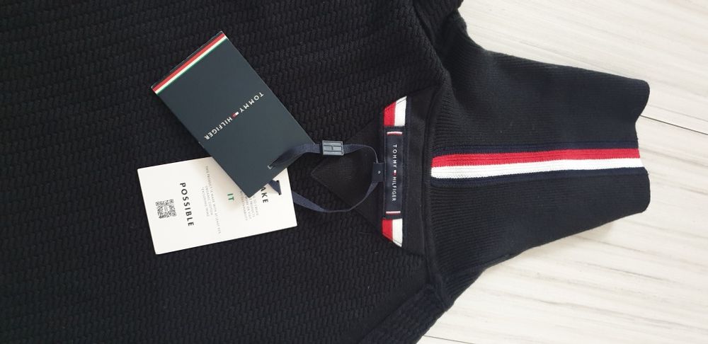 Tommy Hilfiger Cotton POLO  S НОВО ОРИГИНАЛ Мъжки Памучен Пуловер Поло