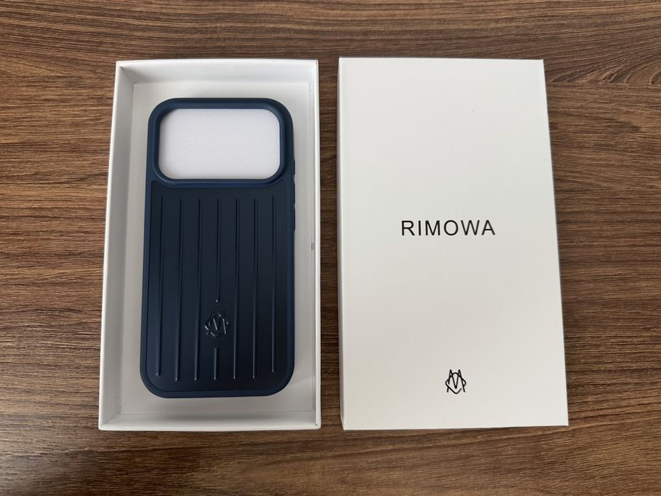 Rimowa iPhone 17 Pro Case Husa Deep Blue Albastru