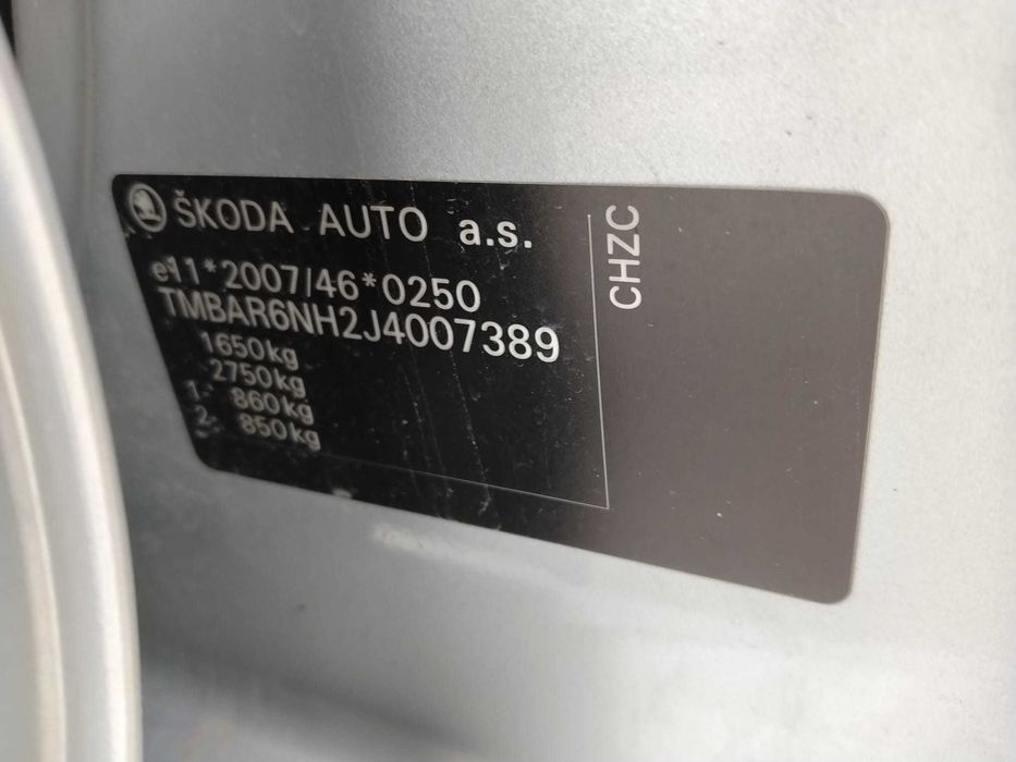 Motor Skoda Rapid 2017, COD.CHZC