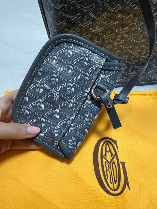 Чанта от естествена кожа Goyard