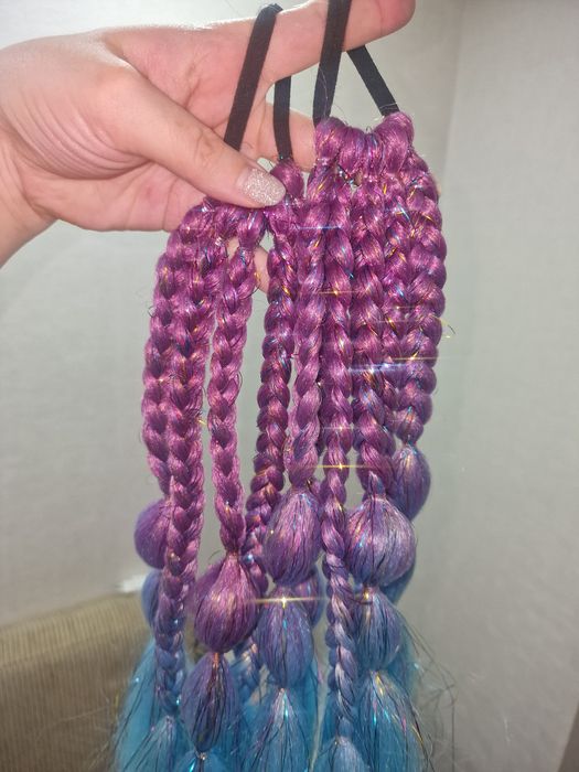 2 косички на резиночке за 3000