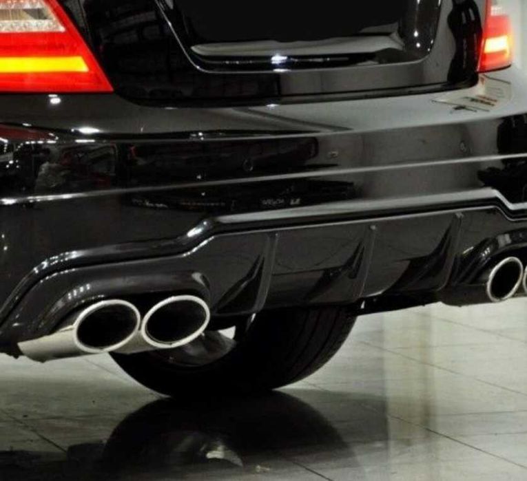 Дифузьор/Добавка за задна броня за Мерцедес / Mercedes w204 ФЕЙСЛИФТ