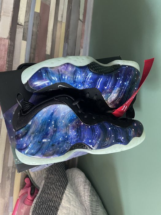 Nike Air Zoom Foamposite One QS Galaxy Jordan Lebron Kobe Penny NBA