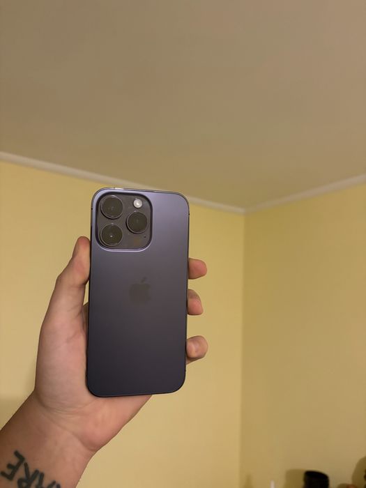 Iphone 14 Pro Midnight Purple 128GB 90% baterie si putin crapat in colt