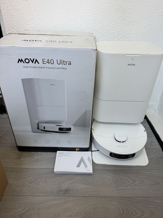 Прахосмукачка Робот за Сухо и Мокро Почистване Mova E40 Ultra Dreame | 19000Pa и MaxiReach Автоматична Самопочистваща се Станция!