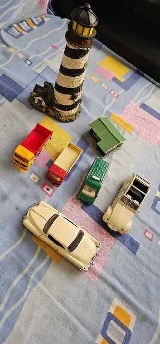 decor diorama far casuta masini soldat rus din plumb