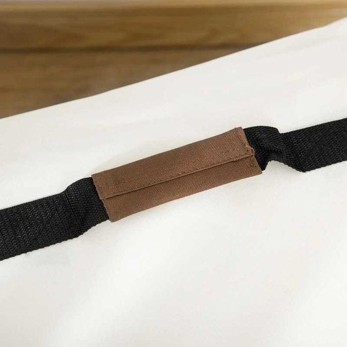 Сгъваема кучешка чанта Caerus Capital, Размер XL, Кремава с кафяво