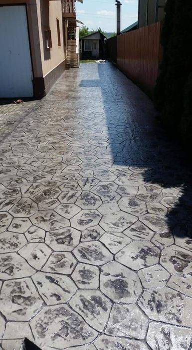 Beton amprentat..