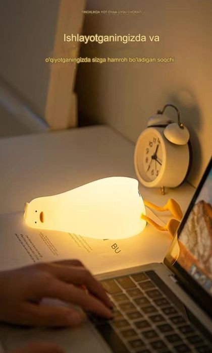 "Tungi kechalar uchun ideal! Silikon chiroq"