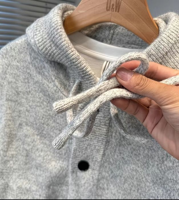 Серый кардиган на пуговицах в наличии Размер XL