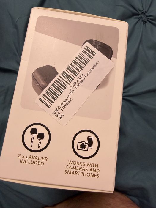 Lavaliere Rode wireless Pro