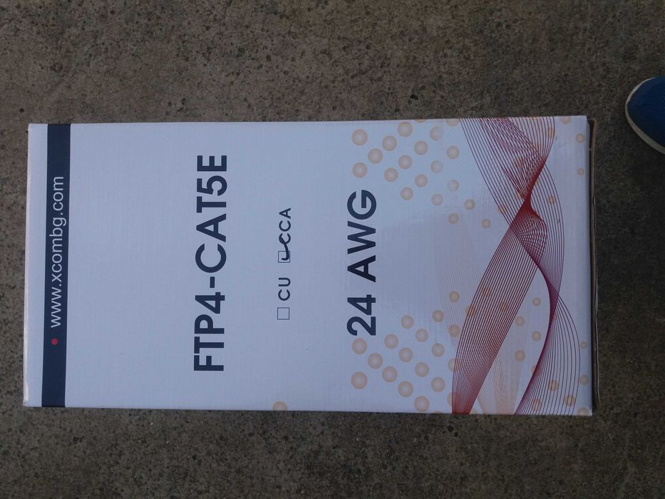 FTP кабел 305 метра за интернет,видеонаблюдение и др.