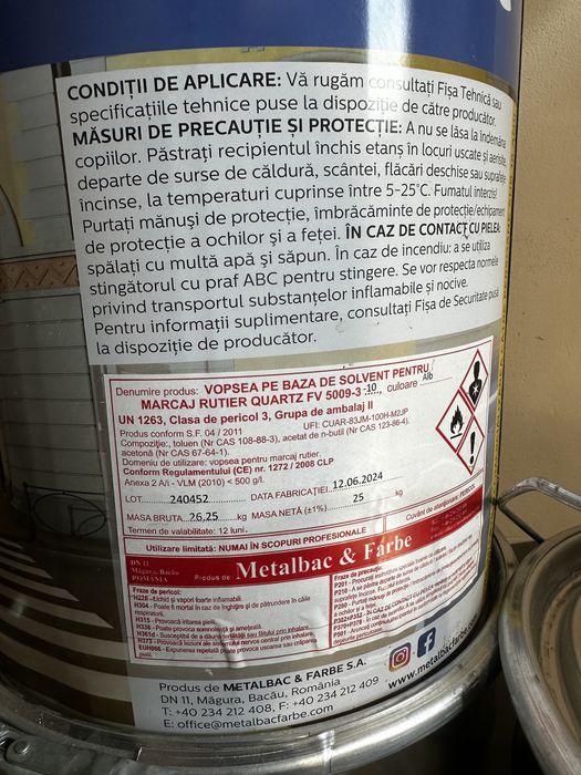 Vopsea marcaj rutier