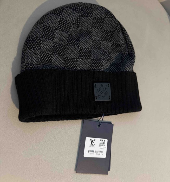 Louis Vuitton-Чисто нова мъжка зимна шапка