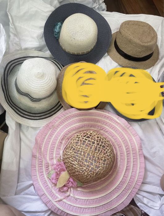 Шапки для девочек панамы