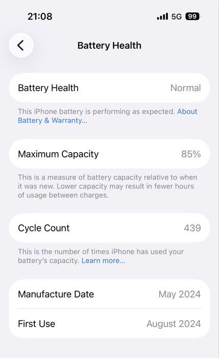 iphone 15 128Gb Blue