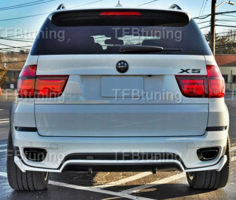 Prelungire bara spate fusta spoiler lip difuzor BMW X5 E70