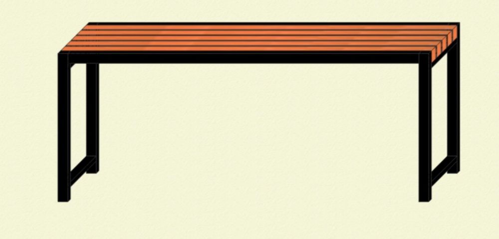 Уличная Скамейка