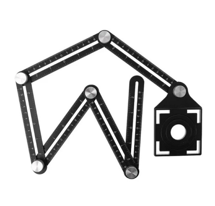 Линейка шаблометр для кафеля. СВП. Система выравнивания плитки.