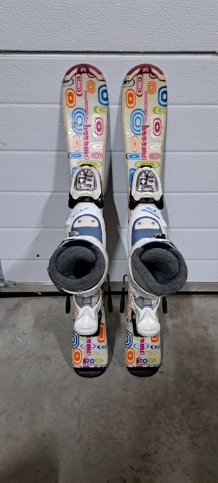 Schiuri copii 3-5  ani 70 cm si clapari 194mm la pachet