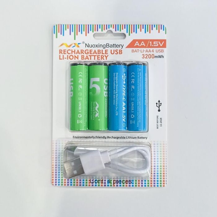 Перезаряжаемые батарейки модель: АА, ААА, D1 , 9V