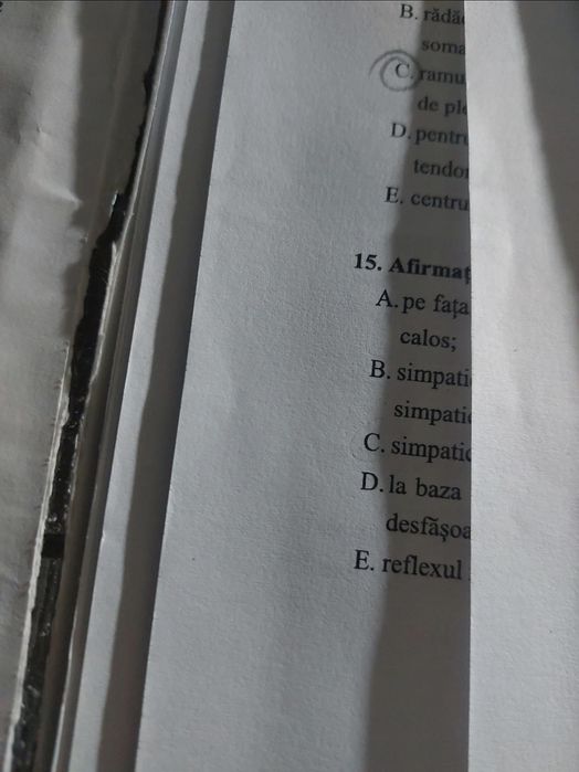 2 x Teste de admitere Anatomie - UMF Iasi