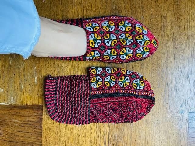 Șosete de lână Turkmenă