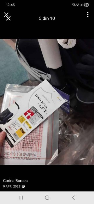 Vand Carucior 3in1 Hauck Rapid 4R Plus Trioset Grey cu UPF 50+, Gri