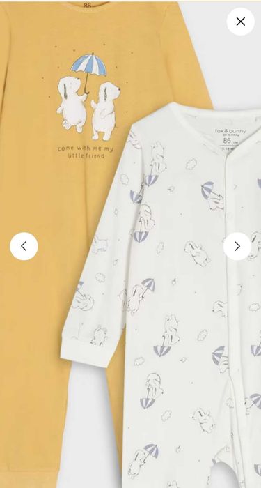 Бебешка пижама, Бебешки гащеризони Sinsay, 3 броя, 92см, ромпър, нови