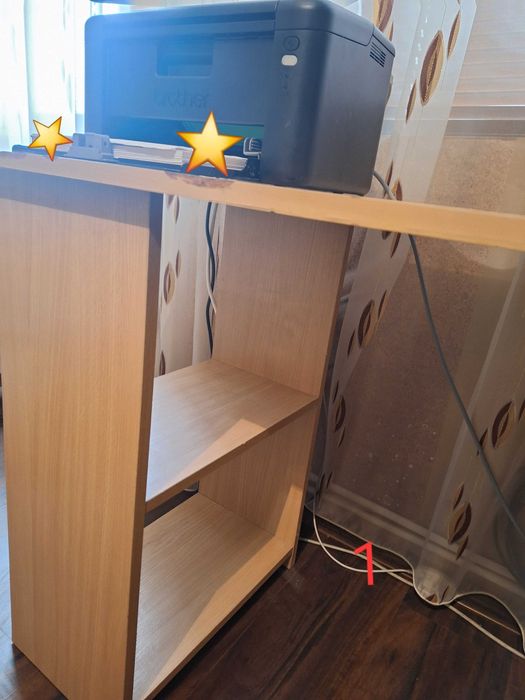 Бюро и шкафче, гардероб единичен