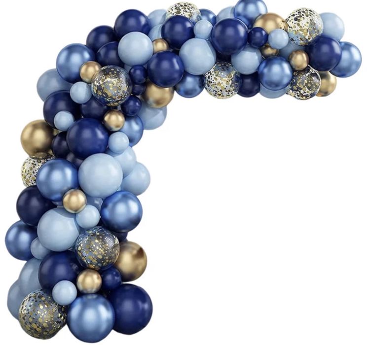 Seturi arcada baloane macarons/albastru/ roz