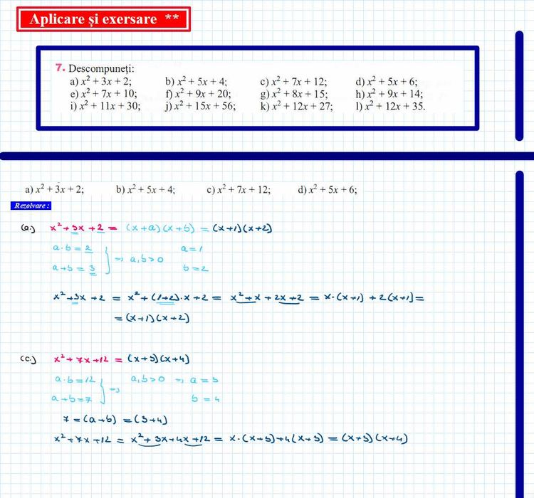 Meditatii matematica - Cluj