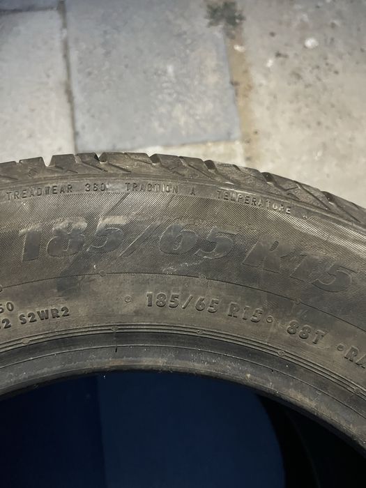 Летние шины 186/65 R15