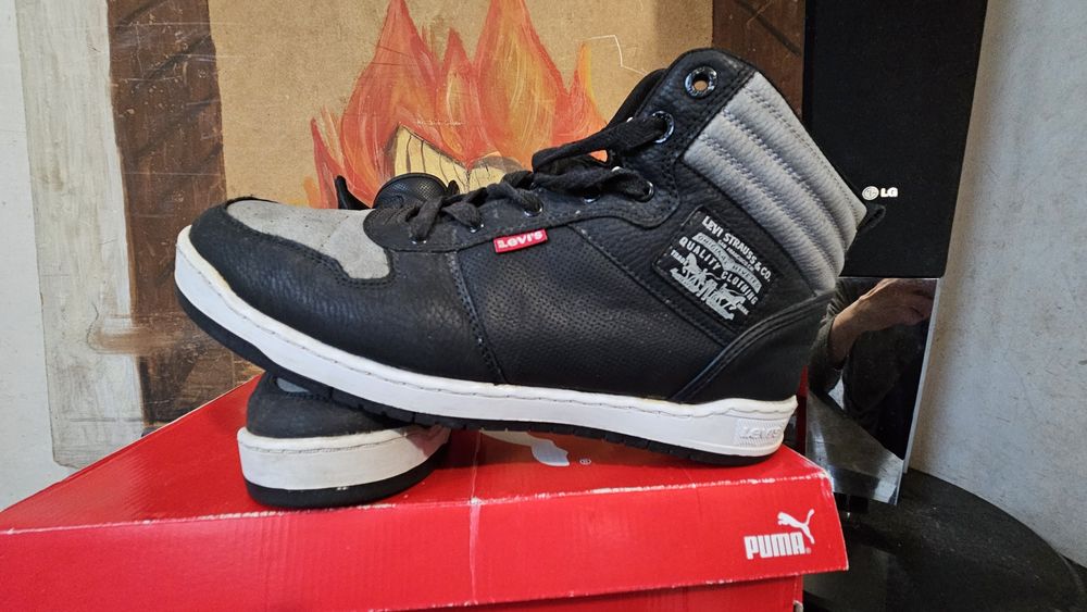 Мъжки кожени кецове Levi's 46.5