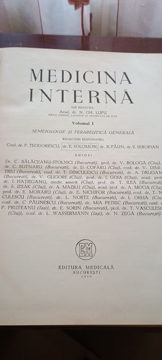 Agendă medicală. Medicina interna