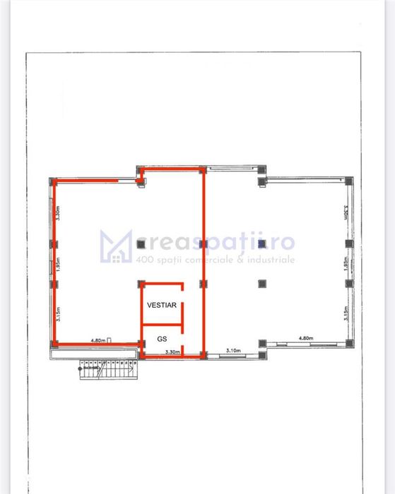 Vanzare chirie spatii comerciale Visan, Profi, de la 30mp la 176mp