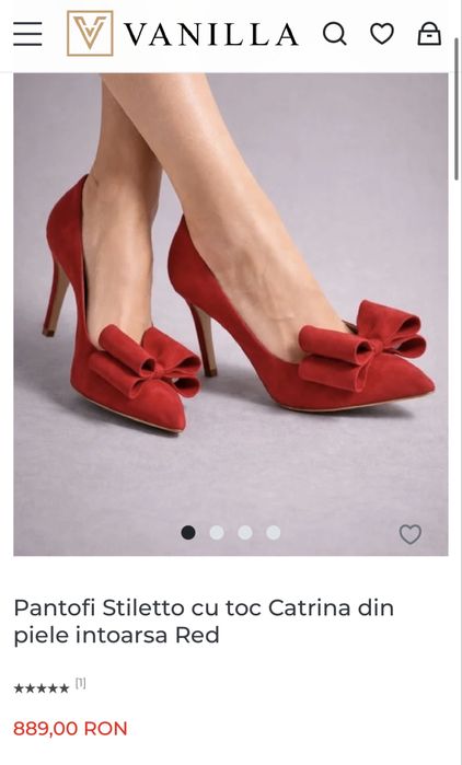 Pantofi stiletto cu toc