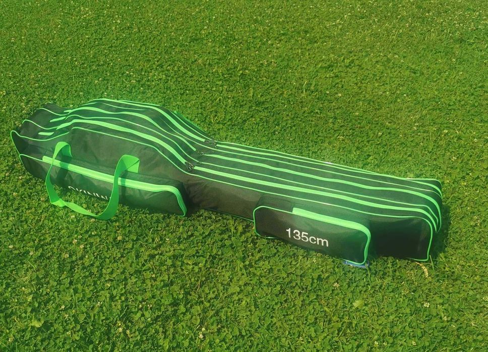 Луксозен импрегниран рибарски троен калъф Okinwa /135-150см/