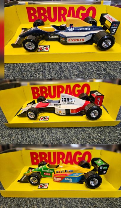 Machete Metal Bburago 1:24 Formula 1 F1 Made in Italy