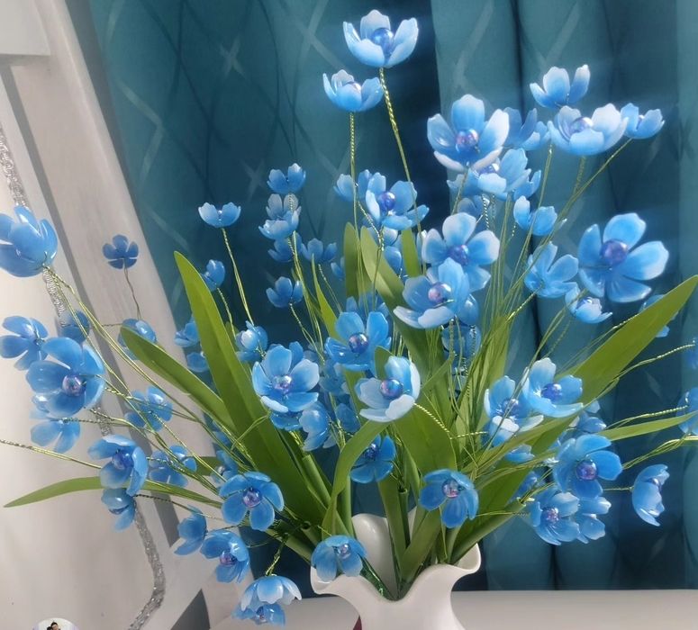 Бусины цветы на 8 марта