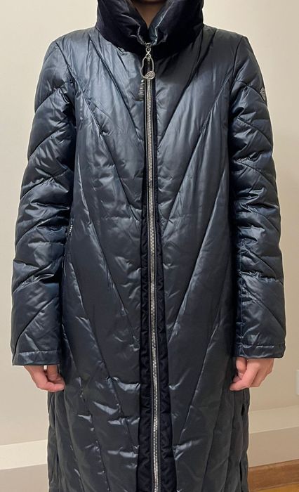 Длинное куртка-пальто